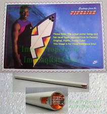 NITF Factory SEALED Nike BO JACKSON Poster Surfing ☆ Greetings from the PIPELINE