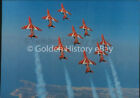 RED ARROWS  PLANE AIRPLANE PICTURE POSTCARD SIZE