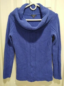 Nautica Women's Cotton Cowl Neck Sweater Small - Picture 1 of 8