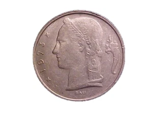 1973 Belgium 5 Francs KM# 135.1 - Very Nice Circ Collector Coin! -c2929xux - Picture 1 of 2