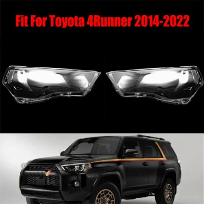 Headlight Headlamp Clear Lens Cover Pair Fit For Toyota 4Runner 2014-2022 - Image 1 of 4