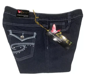 NEW Bermuda Stretch Jean Shorts Size 7/8 Inseam 13 Blue #S6 - Picture 1 of 3