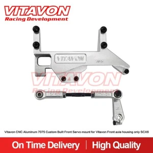 Montaje servo construido personalizado de 4 eslabones para carcasa de eje delantero Vitavon SCX6 - Imagen 1 de 5