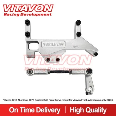 Vitavon Custom 4 links Built Servo mount for Vitavon Front Axle Housing SCX6 - Image 1 of 4