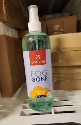16oz Optix 55 Fog Gone Anti-Fog Spray Ultra High Tech Formula 16 oz NEW