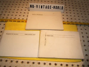 Jaguar OEM 2000 XJ8 sedan Genuine Jaguar owner's OEM 1 set of 3 Manuals Only - Picture 1 of 20