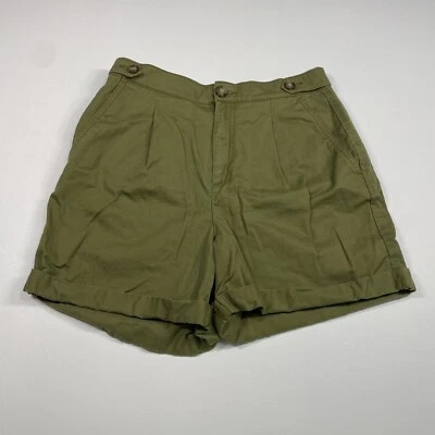 Pantalones Cortos Ann Taylor Loft Mujer’s 4 Verde Exterior Medidas 29x4.5 Foto 1 de 4