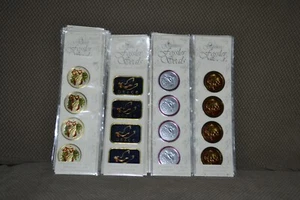 16 Piece Vintage 1999 Genuine Flosser Deep Embossed Seals Lot of 16! Bundle - Picture 1 of 4