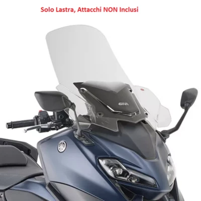 GIVI Lastra Parabrezza Trasparente senza Attacchi per Yamaha T-MAX 560 2022 - Immagine 1 di 3