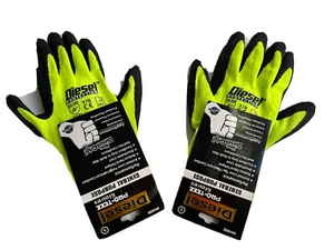 Diesel Protection Pro-Tekk General Purpose Gloves 2 Pair Black - Picture 1 of 3