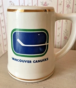 Vancouver Canucks Mug Stein Lewis Bros. Ceramics - Picture 1 of 6