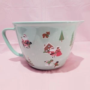 Neu Weihnachten große KERAMIK schwarzes Papier Party Rührschüssel Santa Zrike Marken - Bild 1 von 10