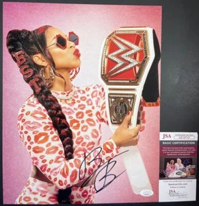 WWE Bianca Belair Signed RAW Championship Belt 11x14 Photo F Autograph JSA COA - Picture 1 of 1