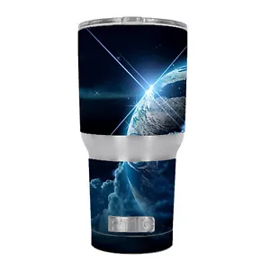 Skin Decal for RTIC 30 oz Tumbler Cup (6-piece kit) / Earth wrapped in Clouds - Picture 1 of 1