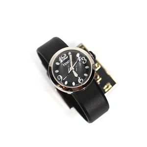 Fendi 8010 L Bussola Bubble Watch NEW Stainless Steel Rubber Band With Case - Picture 1 of 9