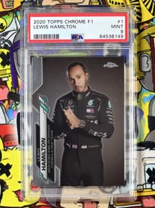 2020 Lewis Hamilton Topps Chrome Formula 1 Base #1 PSA 9 MINT - Picture 1 of 2