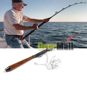 Professional Carbon Fiber Telescopic Fishing Rod Travel Spinning Rod Pole 2.1m - Picture 1 of 12