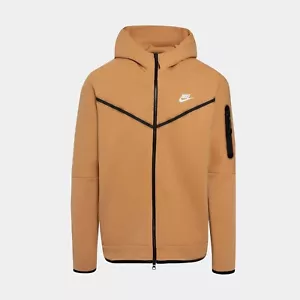 Nike Sportswear Tech Fleece Full-Zip Hoodie Elemental Gold CU4489 722 Size 3XL - Picture 1 of 5