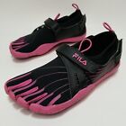 Fila Skeletoes Barefoot Five Finger Women's Athletic Shoes Size 7 Black/Pink