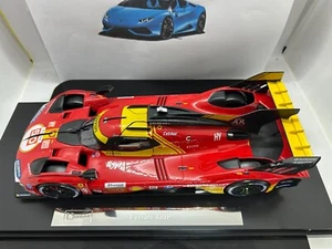 BBURAGO 16312/BV 2024 WINNER LE MANS FERRARI 499P #50 L/E 1:18 SCALE - Picture 1 of 16
