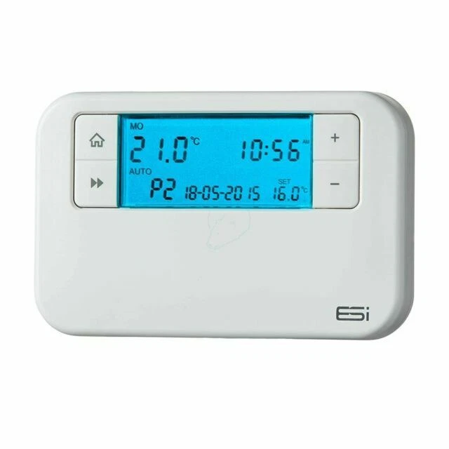 2 x ESi ESRTP4+ Wired Programmable Room Thermostat 7 day Boiler Plus Compliant - Image 1 of 1