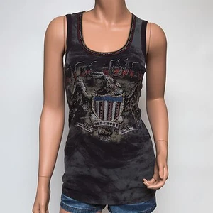 Libertalia grau Pailletten Tank klein orig 55 $ - Bild 1 von 3