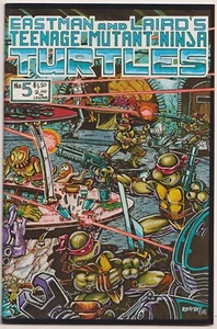 Teenage Mutant Ninja Turtles 5 1985 Mirage Studios primera impresión Peter Laird - Imagen 1 de 2
