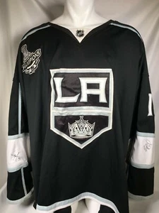 Los Angeles Kings Anze Kopitar #11 Stanley Cup Jersey w/ Rob Blake AUTOGRAPH - Picture 1 of 9