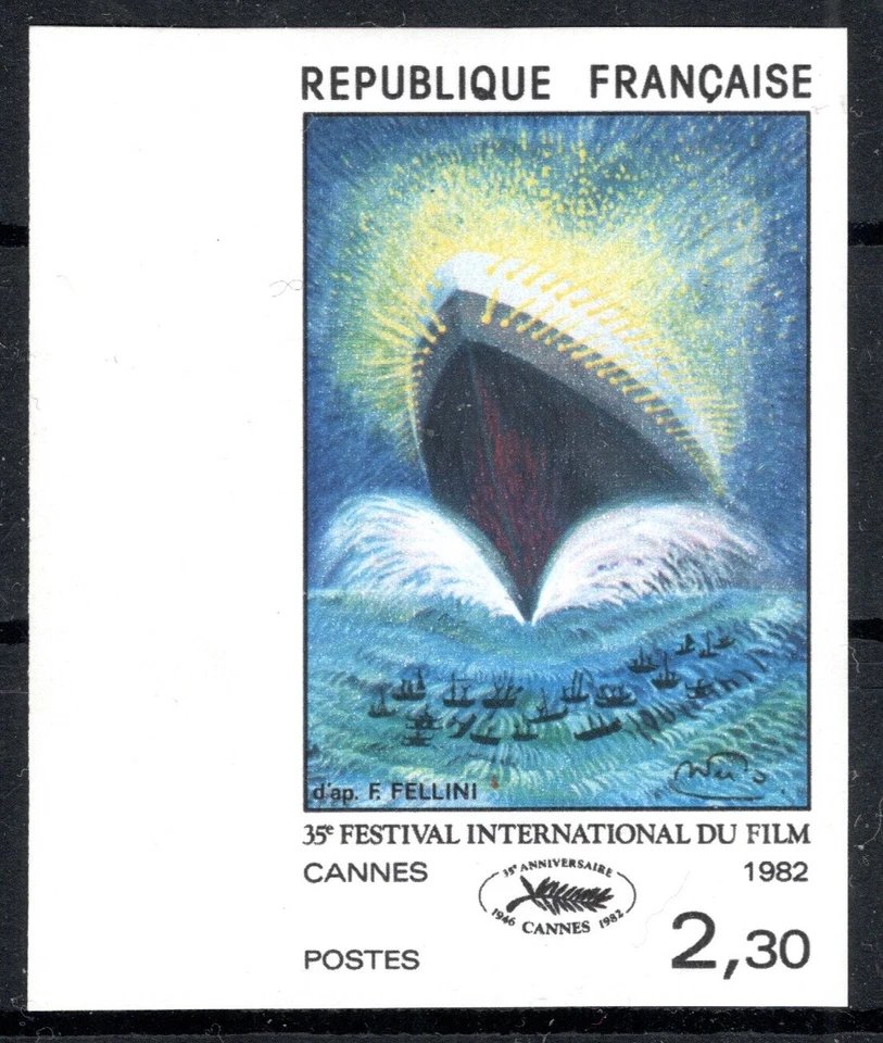 FRANCE 1982  SC#1834 (YT#2212) Imperf MH - Image 1 of 1