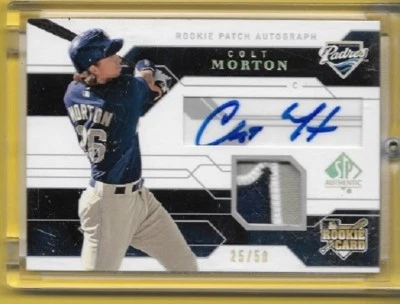 Cubierta superior SP 2008 auténtico Colt Morton automático/mat 25/50 novato Foto 1 de 2