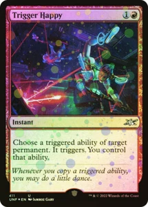 MTG FOIL Trigger Happy Galaxy Foil - Unfinity #411 - Imagen 1 de 1
