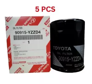 Genuine Toyota Oil Filters 90915-YZZD4 x 5pcs - Picture 1 of 5
