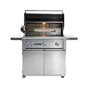 Lynx Sedona L600PSFRLP 36" Stainless Steel Freestanding Gas Grill