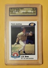 1998 Arizona Fall League Prospects J.D. JD Drew #12 Gem Mint 10 USA Rookie RC