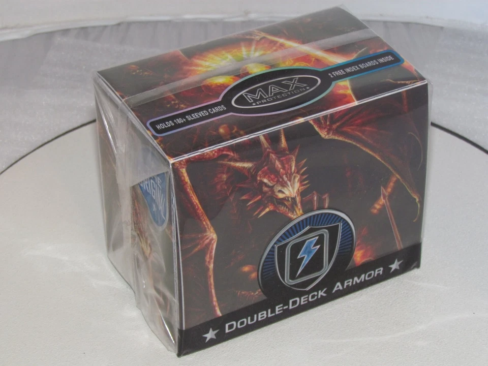 Dragon's Lair second edition Double-Deck Armor Max Protection CARD BOX for MTG - Image 1 of 3