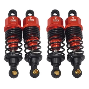 Amortiguadores de aluminio ajustables NHX RC para 1/10 RC Touring Car rojo (4): 4-TEC / RS4 - Imagen 1 de 3