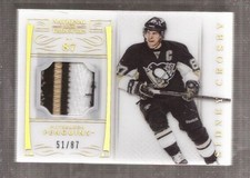 SIDNEY CROSBY 2013-14 Panini National Treasures Patch #/87 Pittsburgh Penguins