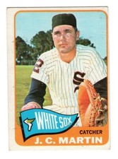 1965 Topps J. C. Martin Chicago White Sox Baseball Card 382