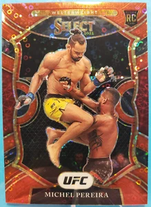 2021 PANINI SELECT CONCOURSE UFC #29 MICHEL PEREIRA - RED DISCO PRIZM /199 (RC) - Picture 1 of 3