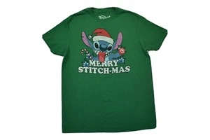 Disney Lilo & Stitch Mens Stich Merry Stitch-Mas Christmas Shirt New S-3XL - Picture 1 of 5