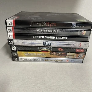 PC Game Bundle Fantasy & RPG 7 Games Inc. Jekill & Hype War Front Broken Sword - Picture 1 of 13