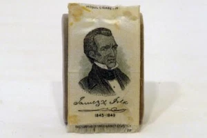 1910 S77 Mogul Zigaretten Tabak Seide Präsident der USA James K Polk - Bild 1 von 4