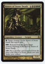 Ravnica : City of Guilds ** 4x Sisters of Stone Death x4 ** Mtg Magic (EX+/NM-)
