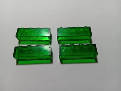 ЛЕГО ОПТОВЫЙ ЛОТ 4 ТРАНС ЗЕЛЕНЫЙ КИРПИЧ 1X4 БЕЗ НИЖНЕЙ ТРУБЫ #3066 КЛАССИЧЕСКОЕ ПРОСТРАНСТВО - Изображение 1 из 2