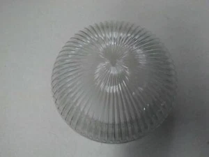 4X American De Rosa Lamparts Sunset 8 In. Clear Ribbed With Mushroom (4-Pack) - Picture 1 of 3