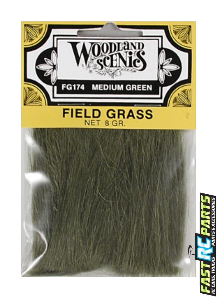Woodland Scenics ~ general hobby N Scale Train Field Grass Medium Green WOOFG174 - Image 1 of 1