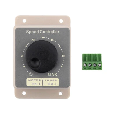 10-60V 20A Pulse Width Modulator PWM DC Motor Speed Controller Waterproof Shell - Image 1 of 4