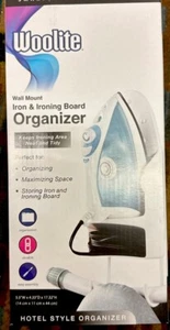 Woolite Soporte Organizador de Plancha y Tabla de Planchar Montaje en Pared NUEVO en Caja - Imagen 1 de 1