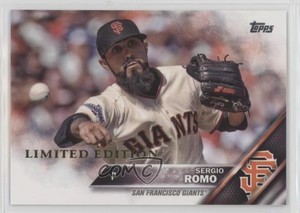 2016 Topps Limited Edition Sergio Romo #596