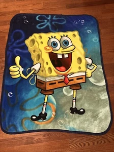 Nickolodeon SpongeBob SquarePants Fleece Throw Blanket Northwest 2021 - Picture 1 of 4